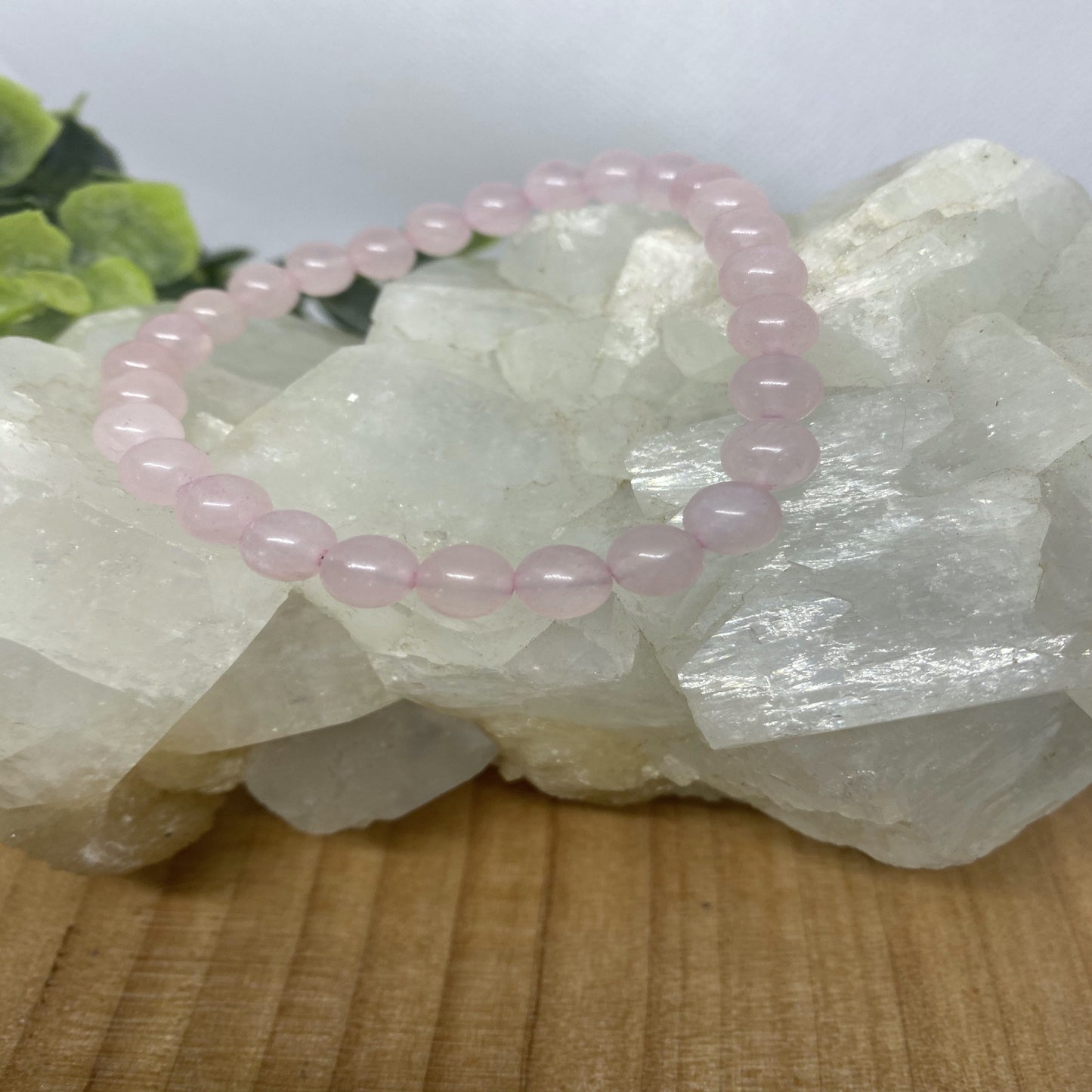Beginner Bracelet Stack: Rose Quartz, Amethyst, and Clear Quartz
